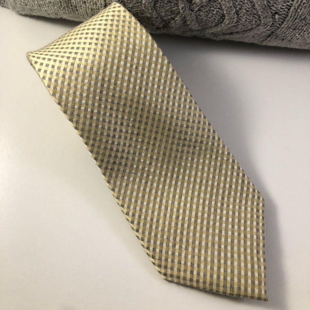 Calvin Klein tie soft yellow